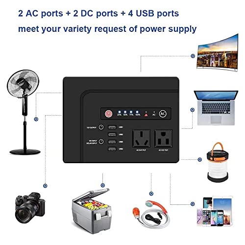 Central Elétrica Portátil, Gerador Solar De 146 Wh/39600 MAh Com Tomada De 200 W AC Para Viagem De R