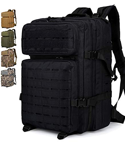 Doshwin 40L Mochila Militar Táctica  Corte Láser   Negro