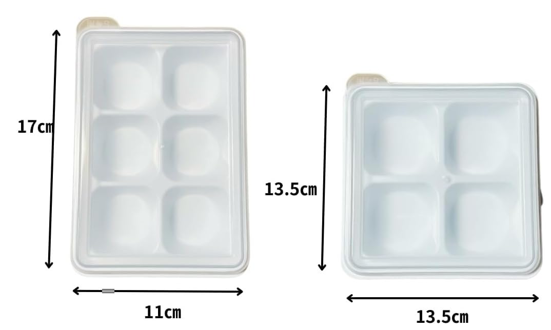 Amazon｜お弁当 作り置き冷凍トレー セット【6号＆8号カップ】仕切り