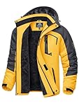 KEFITEVD Chaquetas Lluvia Lana Invierno para Hombr...: Material: ①Carcasa blanda: carcasa blanda resistente al agua y al viento. ② Forro polar: forro polar térmico para mantenerte abrigado y cómodo en climas fríos y deportes de invierno al aire libre. A prueba de viento y cálido: ① Capucha desmontable: l...