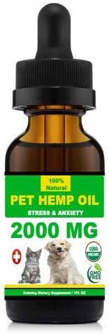 (2-Pack) Hemp Oil for Dogs and Cats