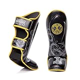 Bequeme Schienbeinschützer Für alle MMA-Typen. Gut für Kickboxen, Boxen, Karate, Muay Thai, Cage Fight-Training. Hardcore Training Shin Guards bieten Ihnen professionellen Schutz für Ihr Bein. Mit Hardcore Training Schienbeinschonern fühlen Sie sich frei in Ihren Bewegungen.