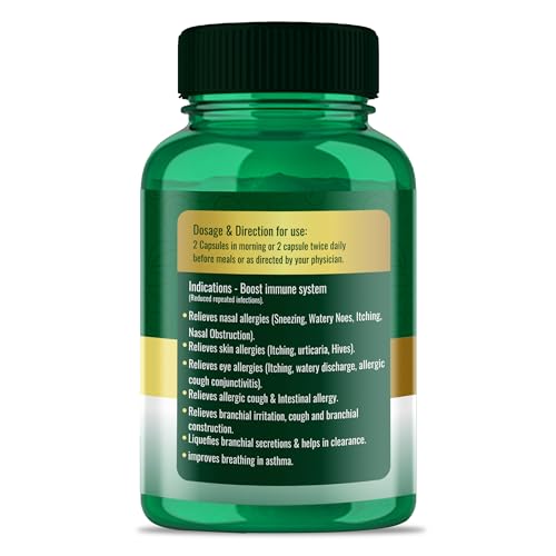 Ayurvedic Capsule Plus | Immunity Booster and Anti - Inflammatory Capsule | 100% Natural And Ayurvedic Capsules | Pack of 60 Capsules