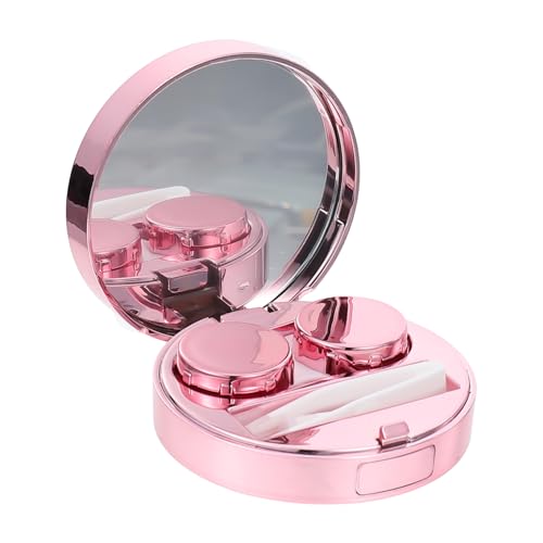 3 Set Di Custodie Per Occhiali Da Da Viaggio Portatili Carine Organizer Per La Pulizia Contenitore Rosa Pp