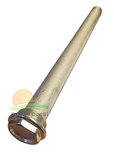 Magnesium Anode Ø 21,3 mm, Anschluss 3/4", Ersatzteil Wasserkocher (Länge = 500 mm)
