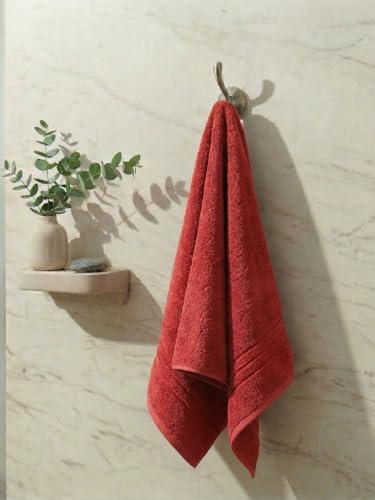 Image of Monte Carlo Essential 100% Cotton Small Bath Towel | 340 GSM Ultra Lightweight & Quick Dry | Soft Absorbent Compact Towel 60x120 cm | Bathroom Towel for Gym, Travel & Daily Use (Soho) | Khaki
