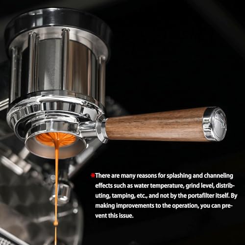 MHW-3BOMBER Bottomless Portafilter 54mm Espresso Portafilter Compatible with the Breville Barista Series BES840XL/BES870XL/BES878BSS/BES880BSS BP6085B - Thumbnail 2