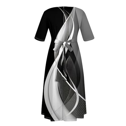 Trendy Plus Size Maxi Dresses for Women 3/4 Sleeve Formal Elegant Floral Ruched Flowy A Line Casual Long Dress3