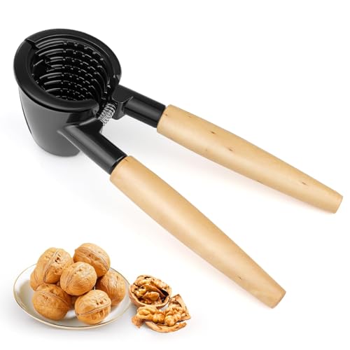 NEUTYPECHIC Nussknacker Walnüsse Holzgriff, Nussknacker Haselnüsse...