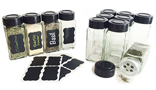 Nicebottles Chalkboard Labels, Small Fancy Rectangles - 1" X 2", Pack Of 72 #TOP1