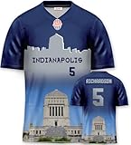 UNIPEACH Mens/Youth Anthony Blue Football Richardson Stitched Jerseys