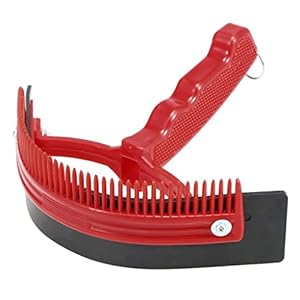 Dual-Purpose Paardensport Paard Zweet Schraper Grove Curry Combo Grooming Tool Schoonmakende Kam