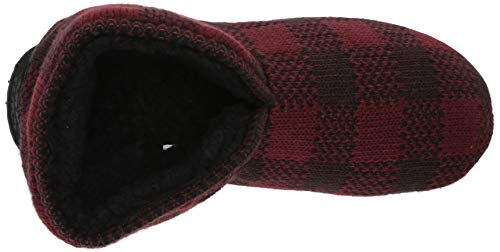 Muk Luks Men's Pull On Style Slipper, Oxblood #TOP4