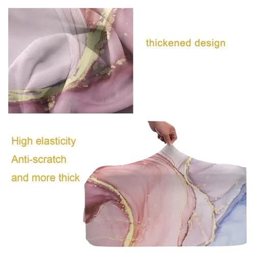 Luggage Cover Luggage Protective Cover Thick Elastic Protector Dust Anti-Scratch Suitcase Covers White Series(White T,26-28inch)4