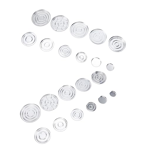 BELLIFFY Travel Makeup Organizer 22pcs Eyeshadow Boxes Lipstick Cases Blusher Pans Refillable Containers