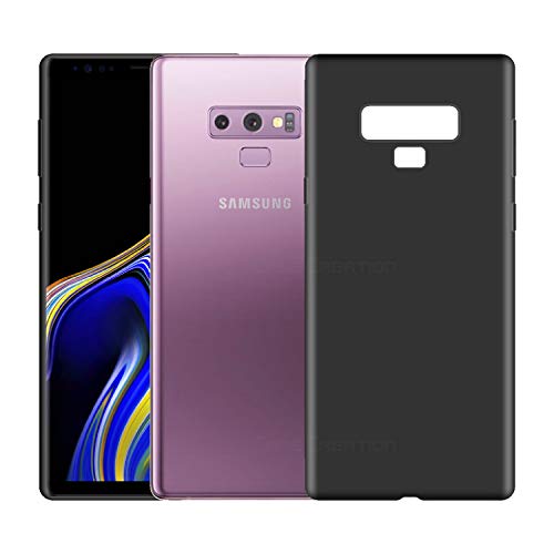Image of Case Creation Luxurious OG Series for Samsung Galaxy A6+ Case Cover,Anti-Dirty Slim Case Frosted Matte Cute Candy TPU Raised Bezel (Splash of Color) Back Cover for Samsung A6 Plus -Black