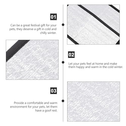 Alfombrilla térmica para reptiles 2 pcs con película reflectante miniatura 6