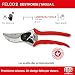 FELCO N.2, Forbici per Potatura, Rosso,