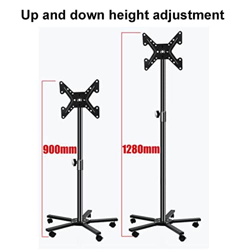 Soporte móvil para TV de 22 a 43 pulgadas ajustable en altura miniatura 7