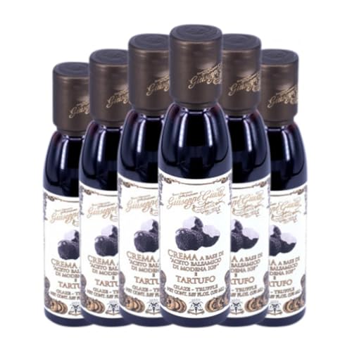 Aceite de Oliva Giuseppe Giusti Crema Balsámica Trufa Botellín 15 cl (Caja de 6 Botellín de 15 cl)