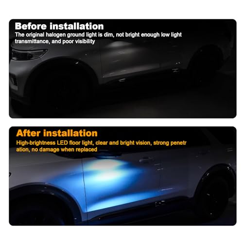 Luces LED para espejo lateral Ford Explorer 2020-2023 miniatura 3