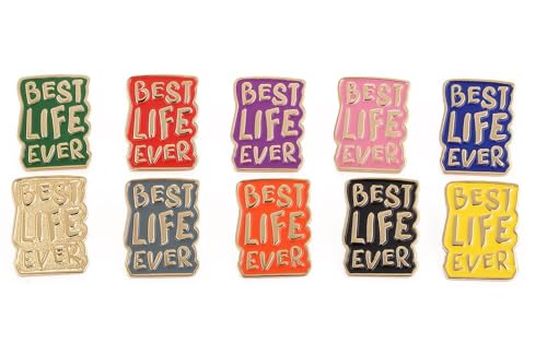Image of Jw.org Enamel Pins Best Life Ever 10 Different Color Fashion Lapel Pin for Men Women