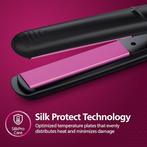Philips Selfie Hair Straightener I Minimized Heat Damage with SilkPro Care I Ceramic Coated Plates I No.1 Preferred Hair Styling Appliance Brand I HP8302/06 - Image 3