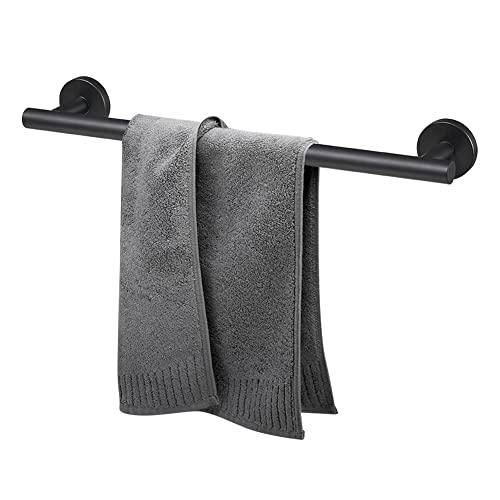 Greymond Black Towel Bar, Bathroom Hand Towel Rack SUS304 Stainless