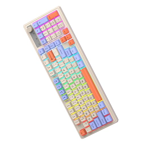 Clavier mécanique rétro-éclairé K98 Bluetooth et 2.4G pour PC