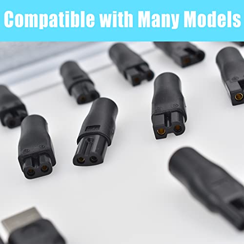 7 Pcs Power Cord 5V Replacement Charger Usb Adapter Suitable For Electric Hair Clippers, Beard Trimmers, Shavers, Beauty Instruments, Desk Lamps, Purifiers. #TOP4