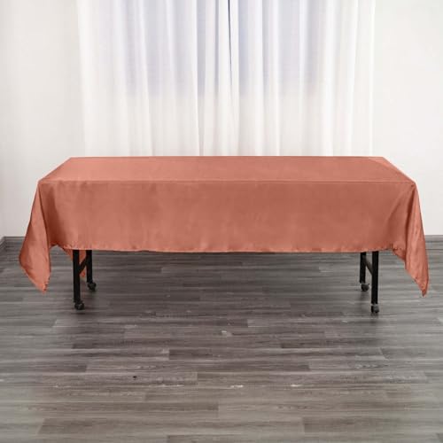 Efavormart Rectangle Satin Tablecloth, 60