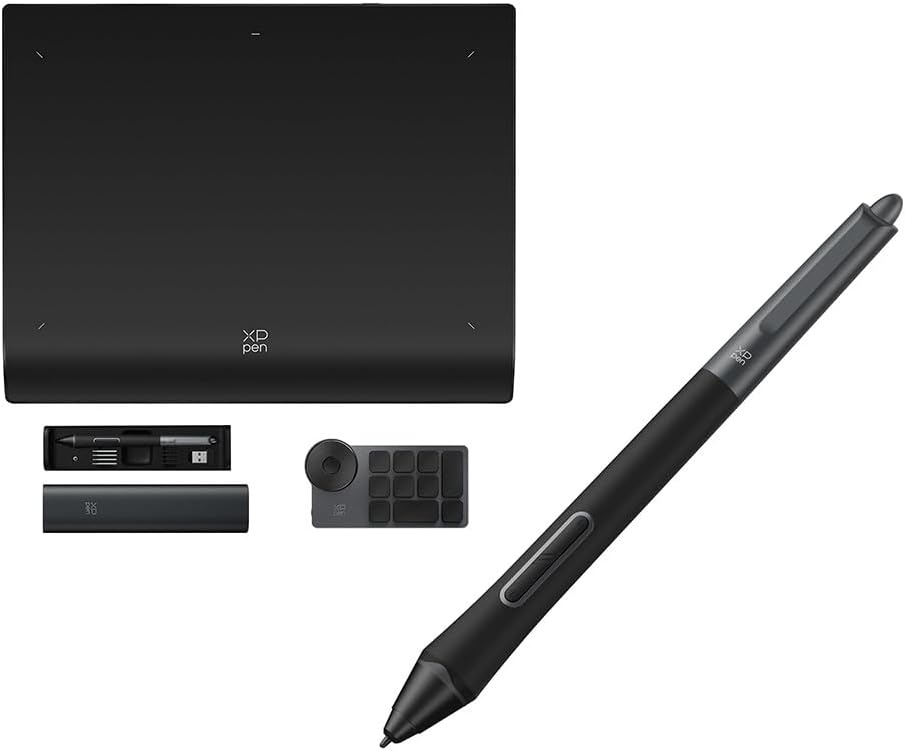 XPPen Wireless Drawing Tablet Deco Pro LW 2nd, 11 Inch Bluetooth Computer Graphics Tablet with XPPen X3 Pro Smart Chip Stylus