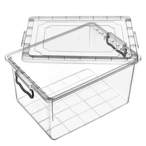 KADAX Transportbox 40L für Rähmchen, Aufbewahrungsbox 54 x 38 x 28,5 cm mit Deckel zur sicheren Aufbewahrung und zum Transport von Honig