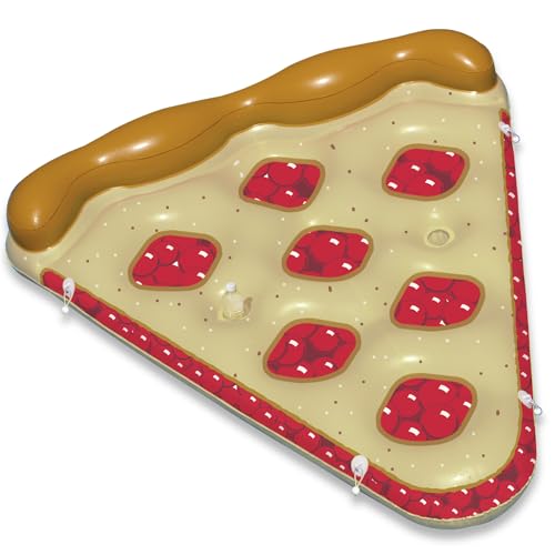Swimline 90646 Inflatable Cherry Pie Slice Pool Float, Brown/Red, 8