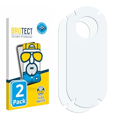 brotect 3D Curved Screen Protector Matte compatible with Braun ThermoScan 7 (2 Pack) - Full Screen Coverage