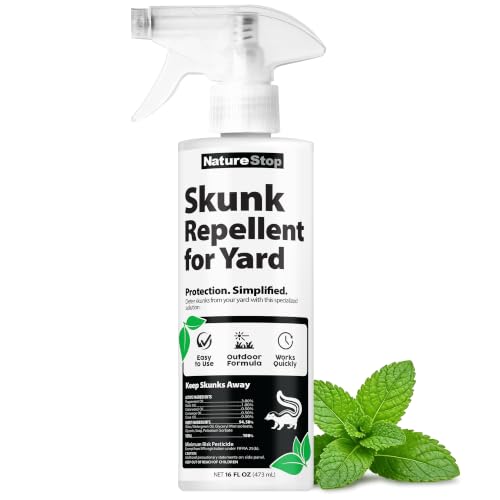 NatureStop Skunk Repellent Spray for Yard (16oz)