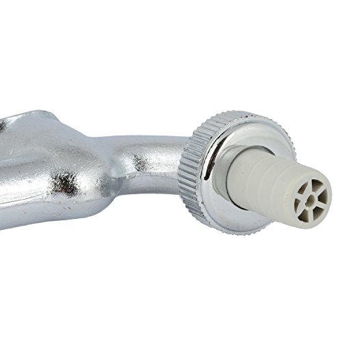 VARIOSAN Auslaufventil 14399, 3/4, matt, verchromt, mit Schlauchverschraubung und Knebel-Oberteil