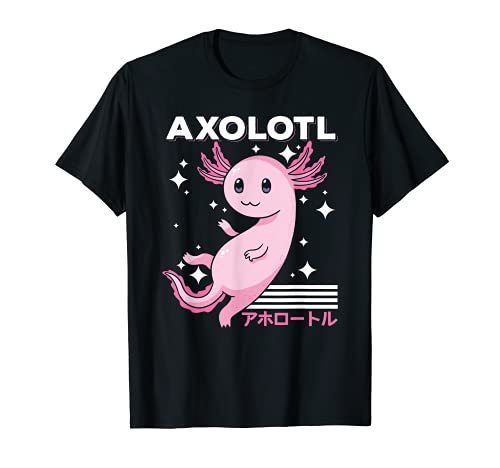 Axolotl Japanese Aesthetic Clothes Japan Kawaii Girl Camiseta