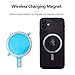 Mag Safe Case Magnet Sticker XZC 2Pcs Strong Magnetic Wireless Charging Magnet Mag Safe Sticker Magnet Circle for iPhone 12 Pro Max 12 Mini 11 Xs Xr 8 Mobile Phone Case