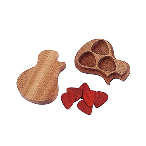Vaguelly Cadeau Plectre Organisateur Accessoires En Bois Contenant Exquis Cadeaux Médiators Brun Portable Guitariste… - Les Beatles, Paul McCartney, John Lennon, RIngo Starr, George Harrison Vaguelly Cadeau Plectre Organisateur Accessoires En Bois Contenant Exquis Cadeaux Médiators Brun Portable Guitariste… – Image 7