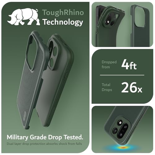 Image of TUDIA MergeGrip [Military Grade] for OnePlus 15 5G Back Cover (2025) - [Drop Tested] Dual Layer Shockproof Slim Rugged Heavy Duty Tough Protective Phone Case (Pine Green)