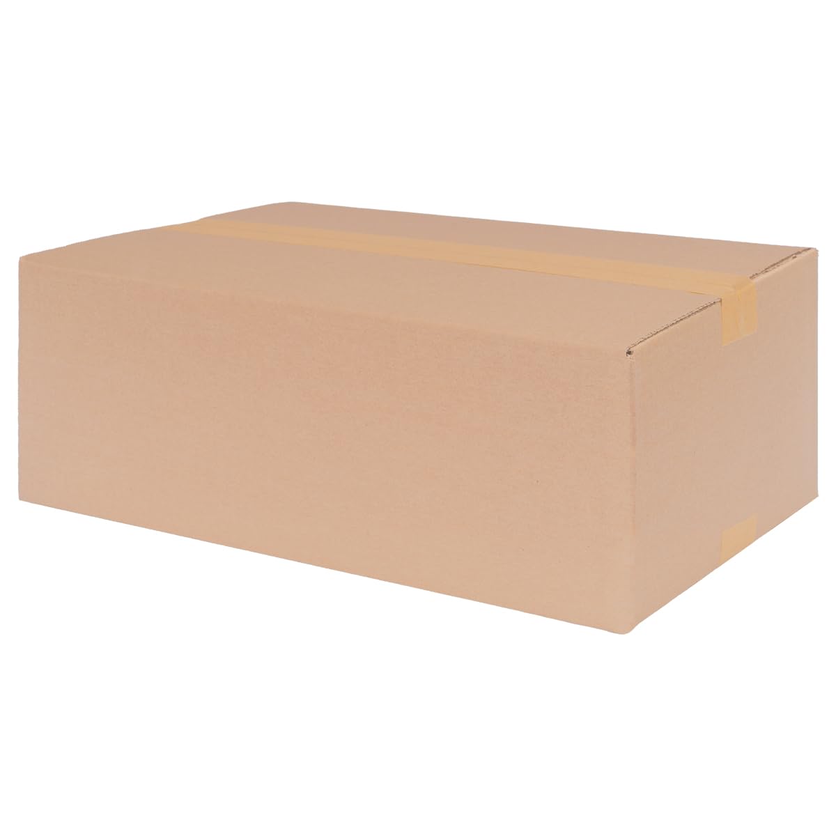 verpacking Faltkartons 435 x 263 x 155 mm Braun (Außenmaß 440 x 270 x 165 mm) KK 95 1-wellig Versandkarton für mittelgroße Waren DHL Paket DPD GLS Kartons (75 Stück)