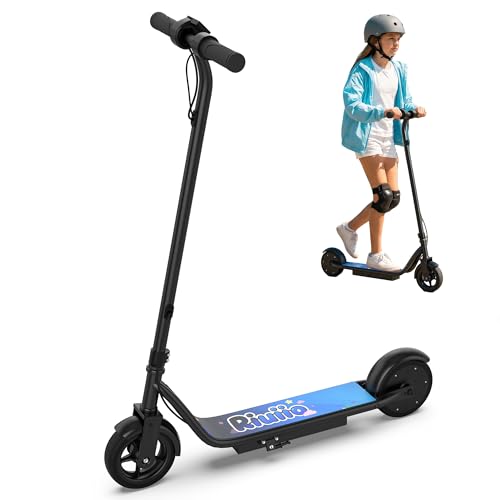 Image of Electric Scooter, 350W-500W Motor, 9 MPH to 22MPH, 10-41 Miles Range, Dual Suspension, Dual Braking, App Control, Foldable Commuter E Scooter for Adults and Teens