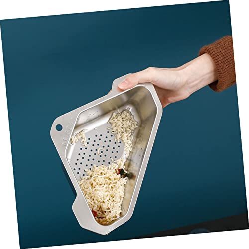 Colador Triangular Esquinero para Fregadero Acero Inox miniatura 7