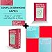 Sx Couples Drinking Game for Adults,Excited or Exhausted for Couples with 50 Conversations Cards,Have Fun for Couples All Date Night
