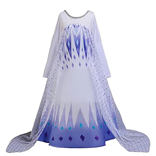 zaipin Snow Queen ball Costumes Dress Girls Party Cosplay fancy Birthday Princess Dress halloween costume