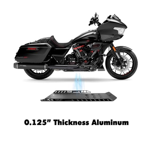 Image of Black Skid Plate for Harley Touring Street Glide Road Glide Road King CVO Road Glide Limited 2014-2023 2024 2025 Lower Engine Base Chassis Guard for Harley Davidson Accessories