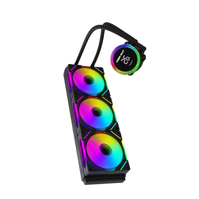 Sistemas de refrigeración líquida - refrigeración eficiente con radiador de 360 mm, iluminación ARGB, Compatible con múltiples sockets y Bomba silenciosa.* #*