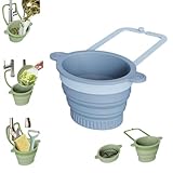 Cesta coladora de alimentos para fregadero, colador de enchufe para