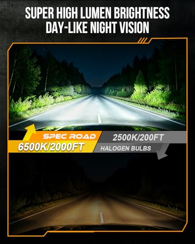 Image of H11 9005 Fog Light Bulbs Combo, Super Bright 120,000LM 1000% Brighter,True 1:1 Mini Halogen Size, 2026 Updated Light Bulbs, Off Road Light or Fog Light Bulbs, Pack of 4